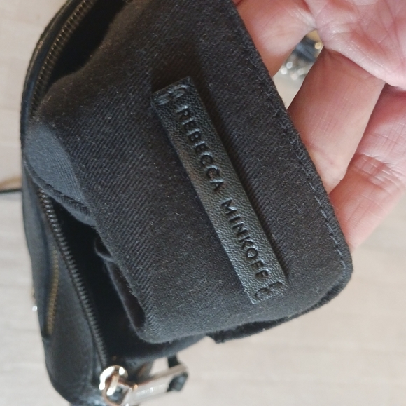 Rebecca Minkoff Pebbled Leather Chain Crossbody Bag - Picture 8 of 14
